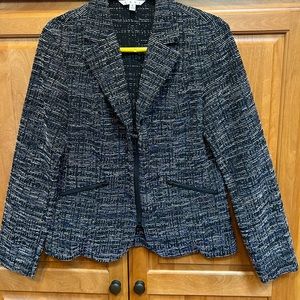 CAbi blazer in blue and black